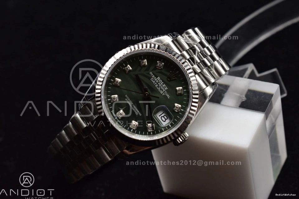 573 DateJust On VSF Steel Dial Diamond VS Timeless Jubilee Edition 904L Bracelet 1:1 SS 126234 Best 36 Green 0925